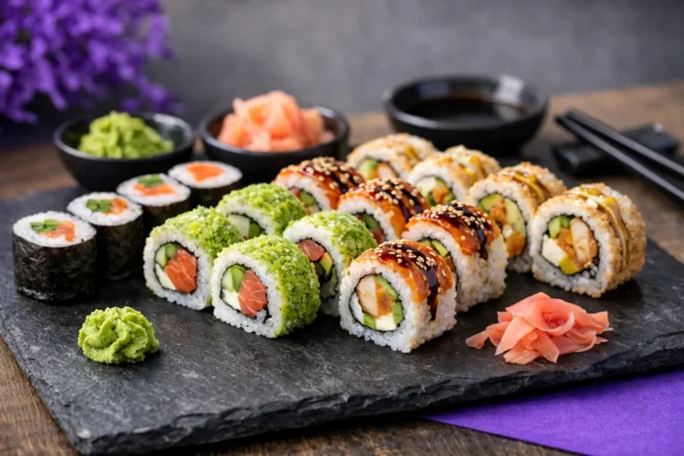 Przewodnik po rodzajach rolek sushi