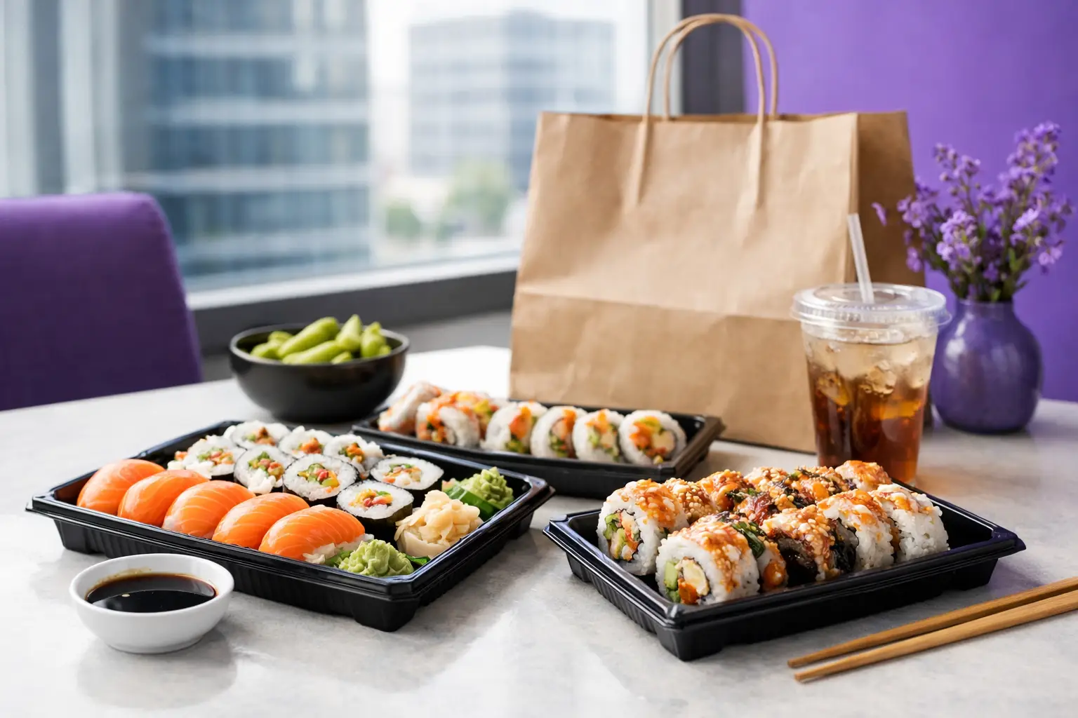 Lunch sushi Warszawa na szybki środek dnia