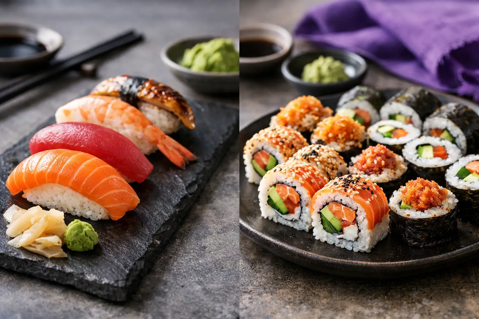 Nigiri czy rolki sushi? Wybór na każdy apetyt