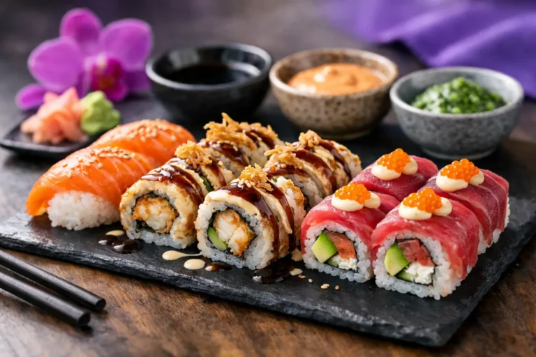 Sushi z autorskimi sosami - smak, który robi różnicę