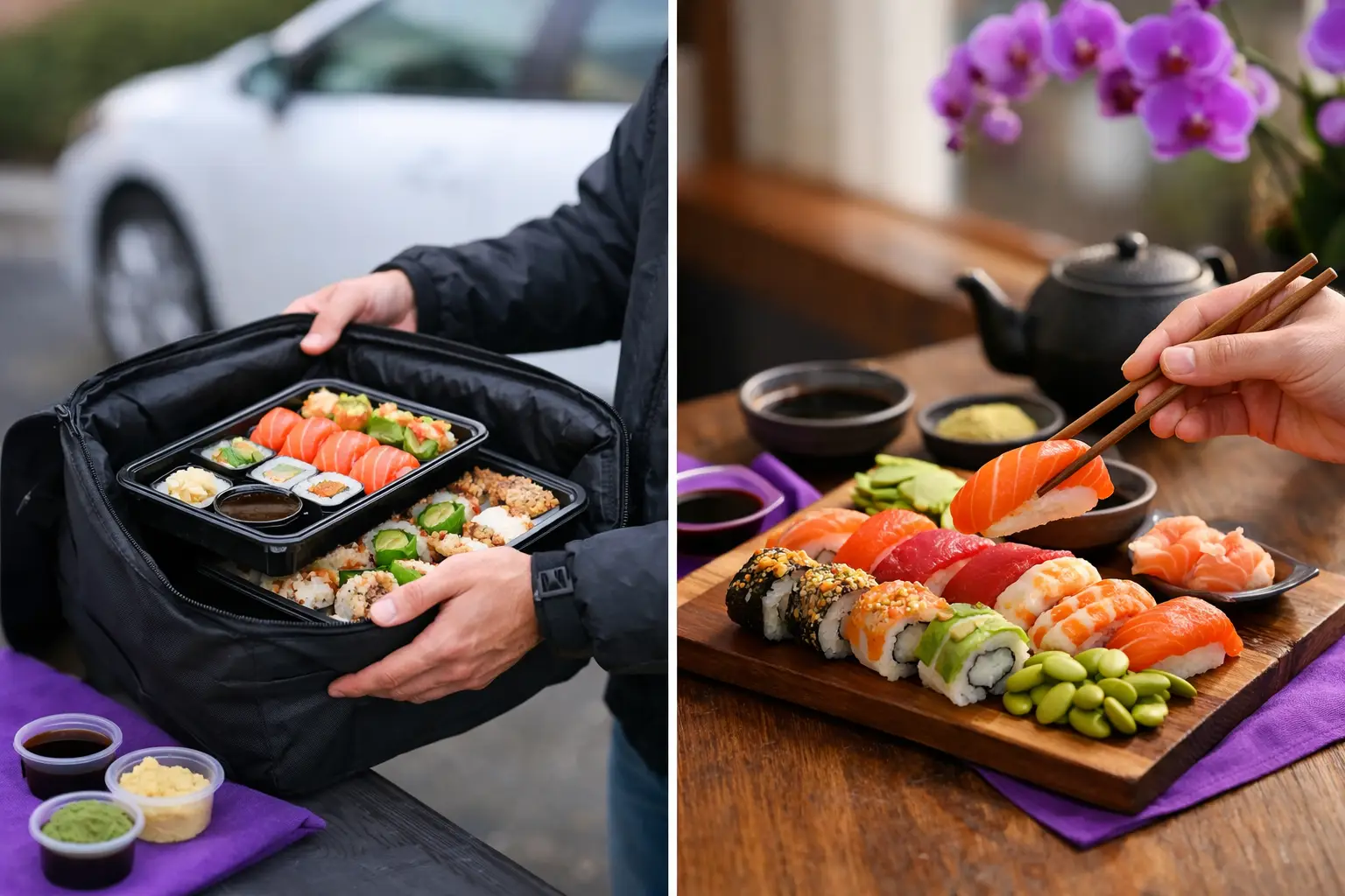 Dostawa czy odbiór sushi? Wybierz wygodniej