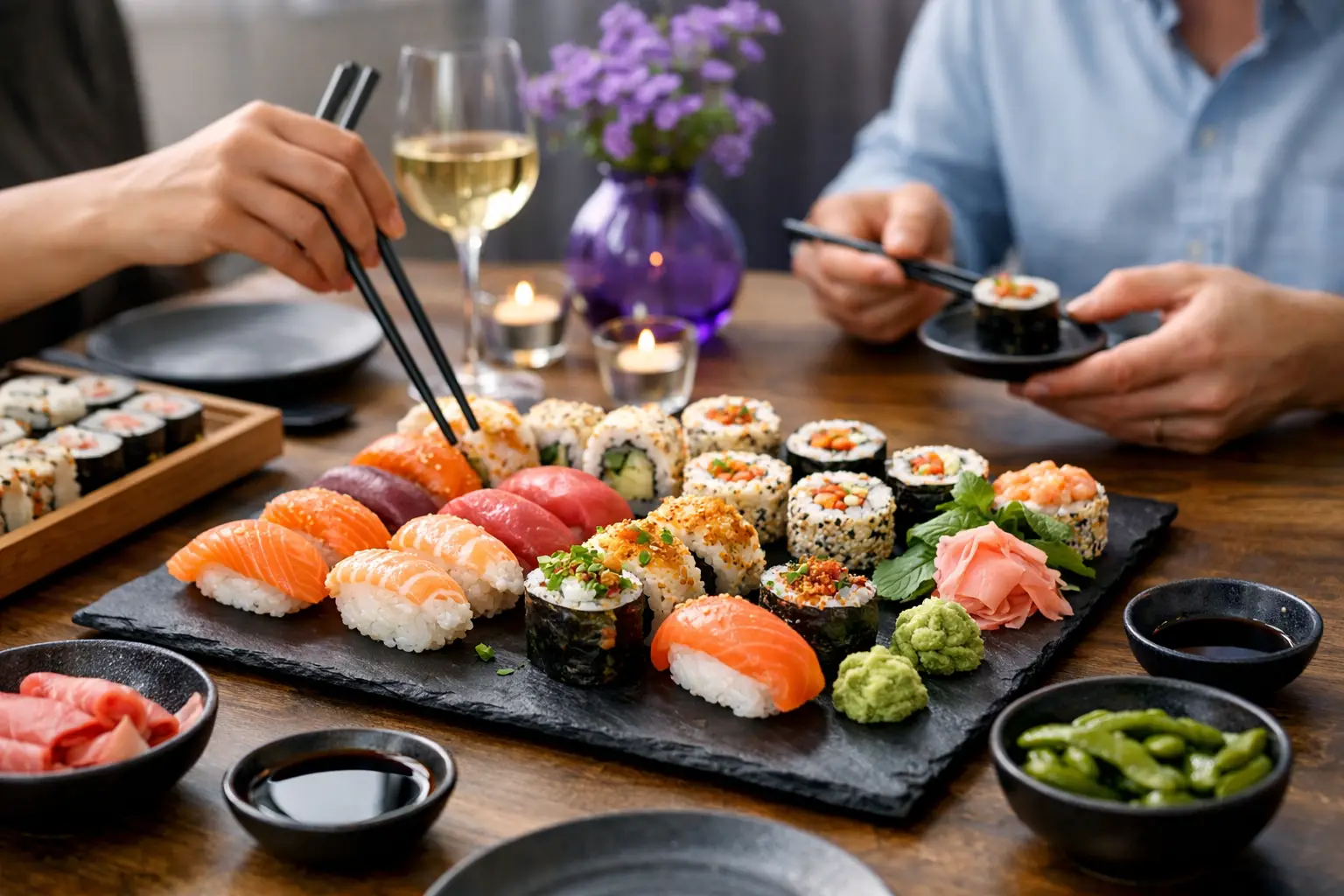 Jak podać sushi gościom? Prosty plan spotkania