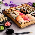 Przykład menu sushi na urodziny dla 10 osób