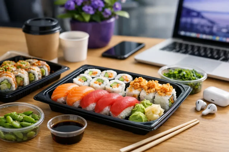Recenzja lunchu sushi na dzień pracy