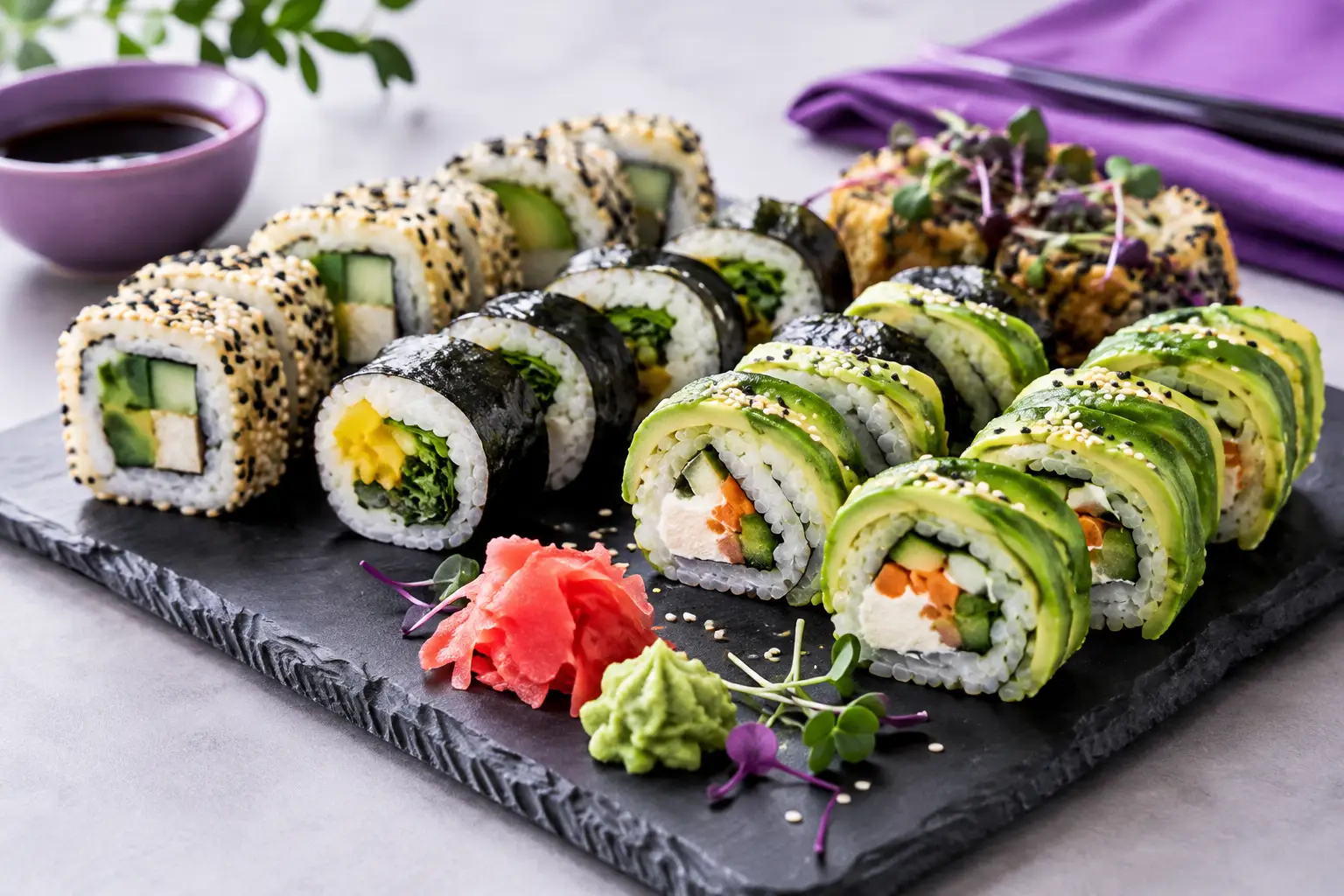 Jakie sushi wybrać bez ryby? Smaczne opcje