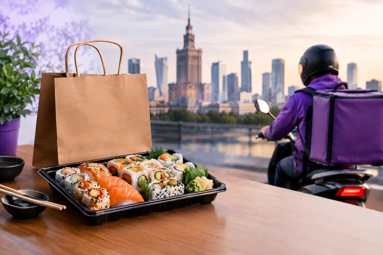 Odbiór osobisty czy dostawa sushi w Warszawie?